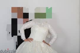 فستان زفاف تلبيس من ٦٥ ل ٨٥ ك جديد للبيع بسعر الايجار