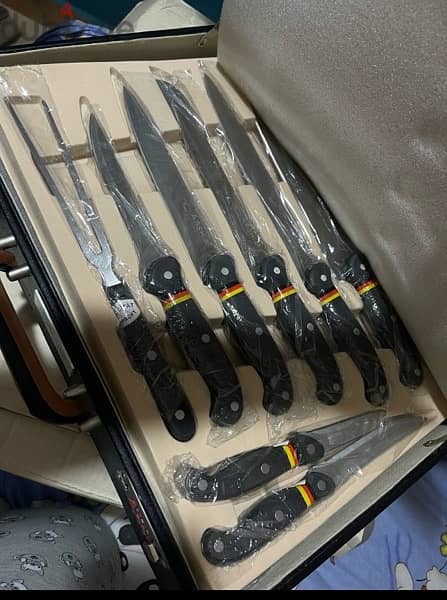 شنطة سكاكين الماني اصلي ارشيا ٣٢ قطعة جديدة لم تستعمل 2
