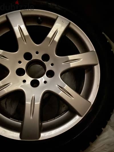 Mercedes Original Rims 17” جنوط طقم كامل مرسيديس مقاس ١٧ من المانيا