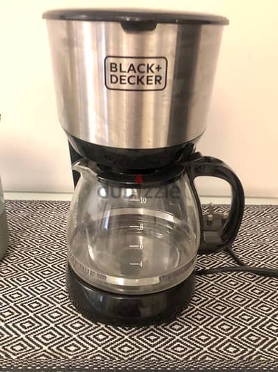 Black+decker coffee maker DCM750S ماكينة قهوة بلاك انديكر