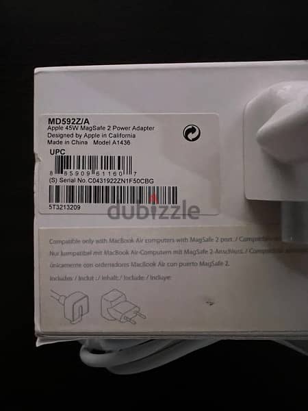 45W MagSafe 2 Power Adapter 6
