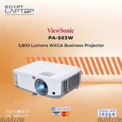 ViewSonic PA-503W 3,800 Lumens WXGA Business Projector بروجكتور 0