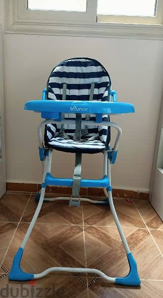 high chair  كرسى طفل بحاله ممتازه 2