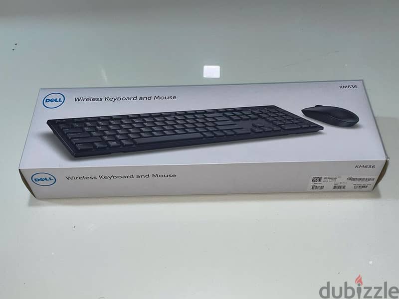 Dell wireless keyboard and mouse km636 - ديل كيبورد + ماوس لاسلكي 0