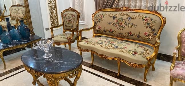 saloon opesone sofa ,4 chairs &table