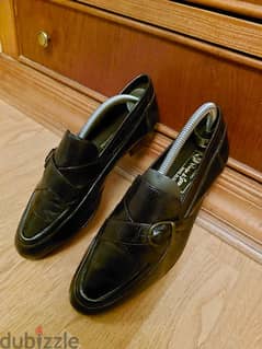 حذاء جديد رجالي جلد طبيعي مقاس ٤٠ /٤١صنع ايطاليا للتواصل 01005403020 0