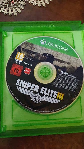 sniper elite 3 Xbox cd 1