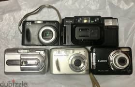 ‎ ‎كاميرات موديل قديم وجديد وديجيتال وافلام ‎ 0