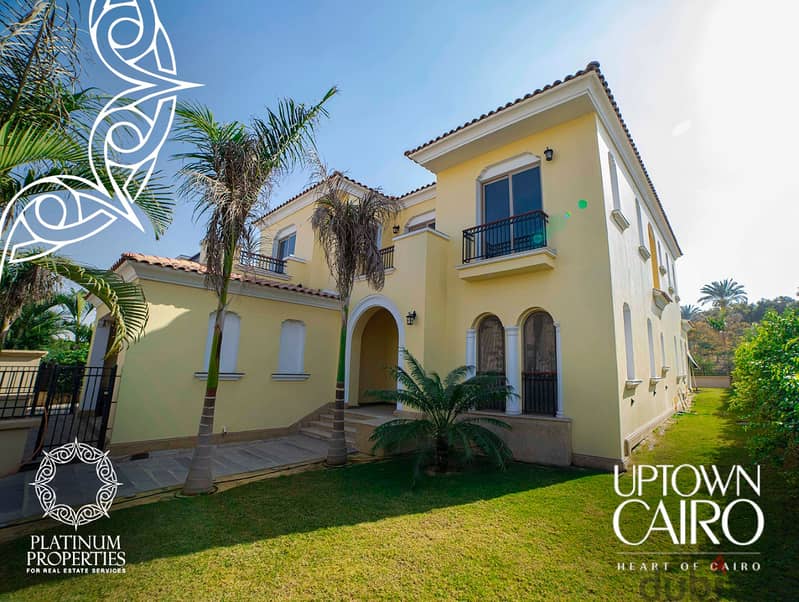 Villa For sale First Row Golf Uptown Cario Emaar - فلل للبيع - 200031442