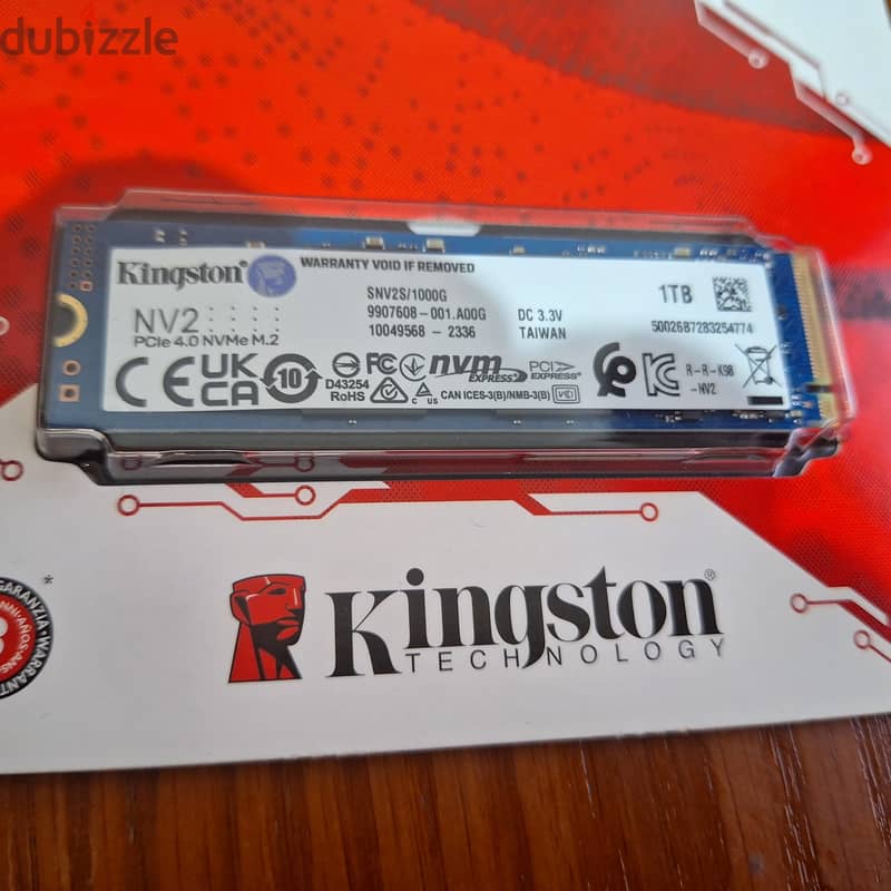Kingston NV2 NVMe PCIe 4.0 SSD 1TB G 0