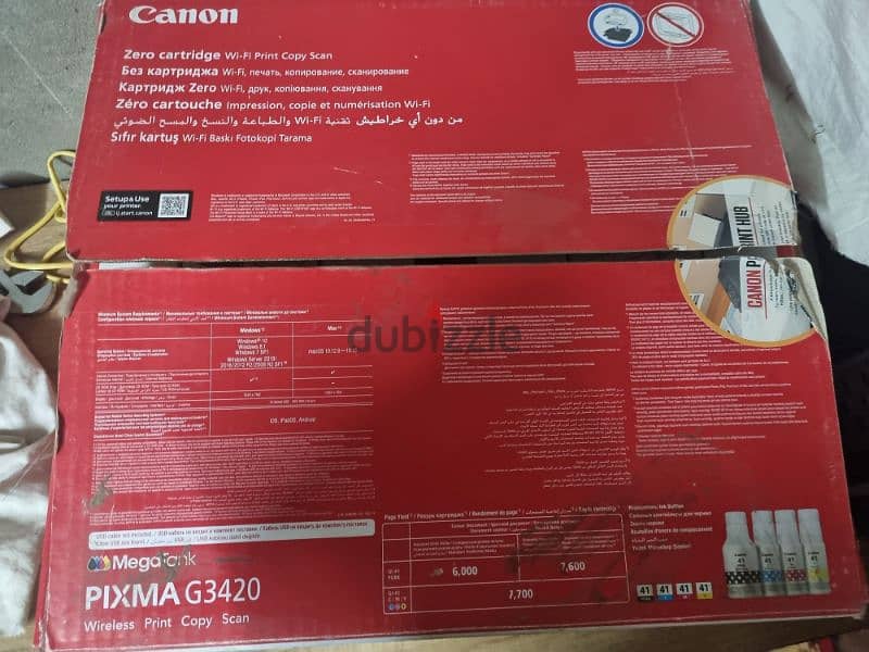 printer canon Pixma g 3420 الوان 2