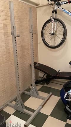 Weight Bar Rack Gym Storage
