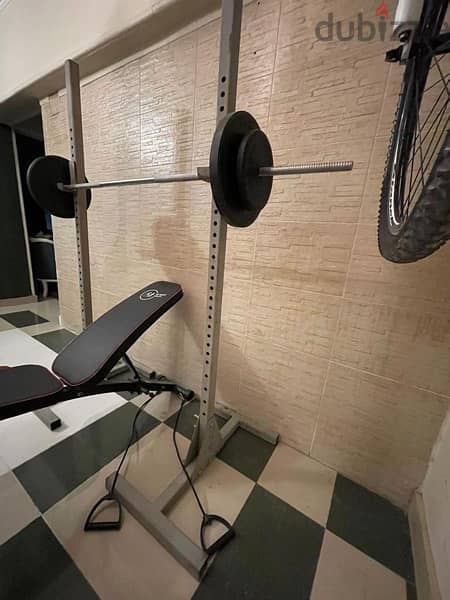 Weight Bar Rack Gym Storage 3