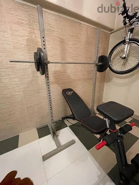 Weight Bar Rack Gym Storage 4