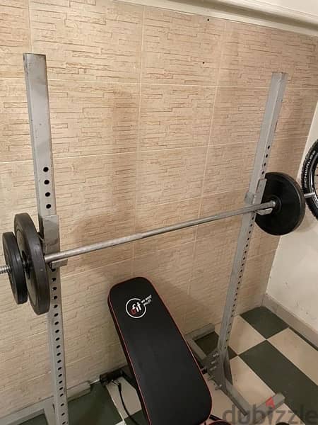 Weight Bar Rack Gym Storage 5