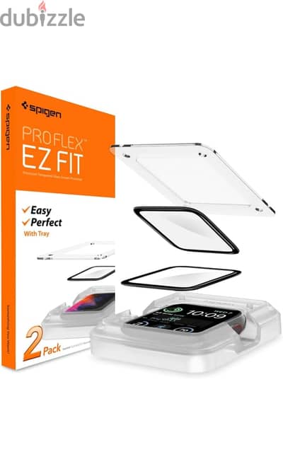 New Spigen Apple Watch 44mm Screen Protector 2 Pack