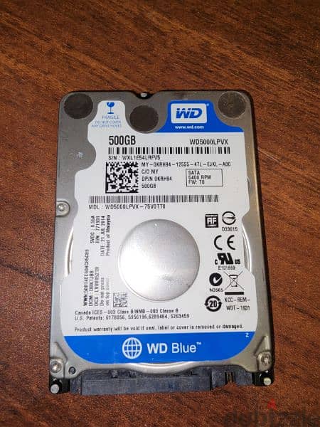 (labtop) HDD 500 GB WD 0