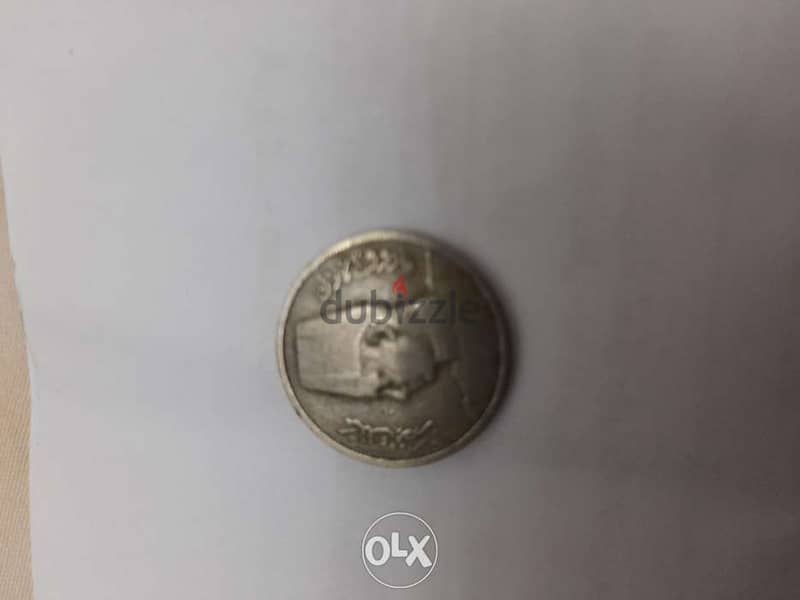 خمسة مليمات الملك فاروق الاول عام 1938 0