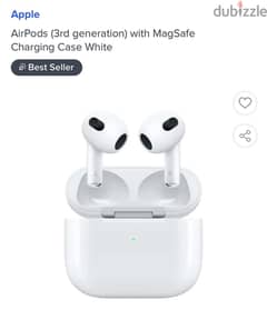 AirPods (3rd generation) with MagSafe Charging Case White