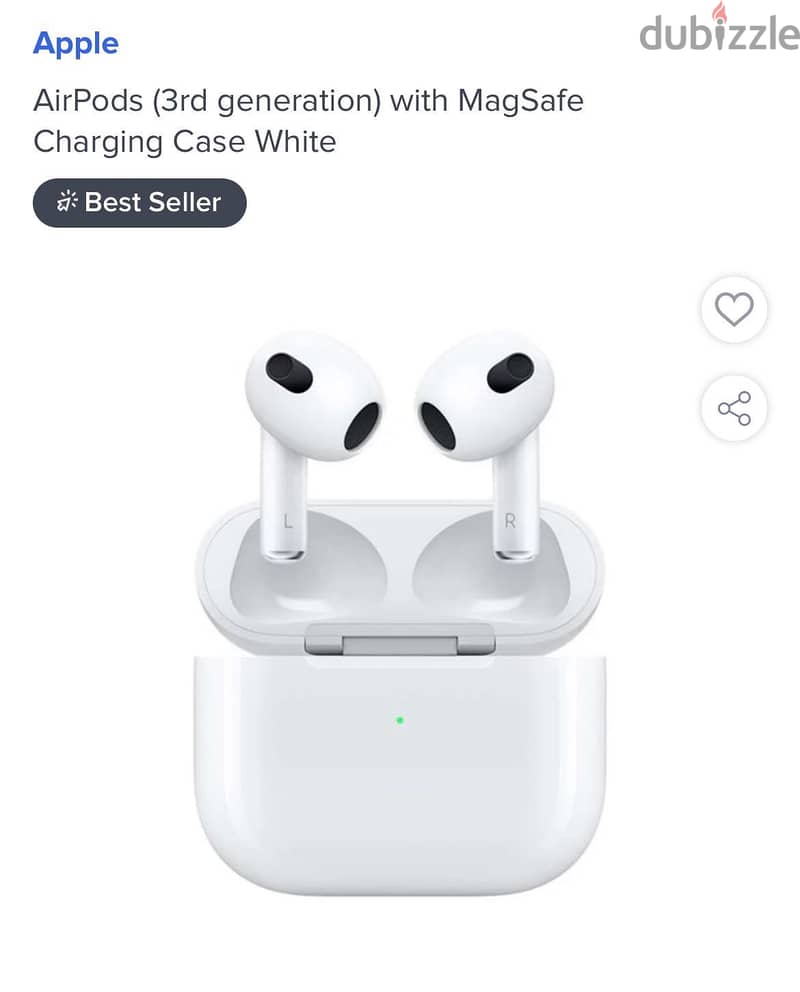 AirPods (3rd generation) with MagSafe Charging Case White 0