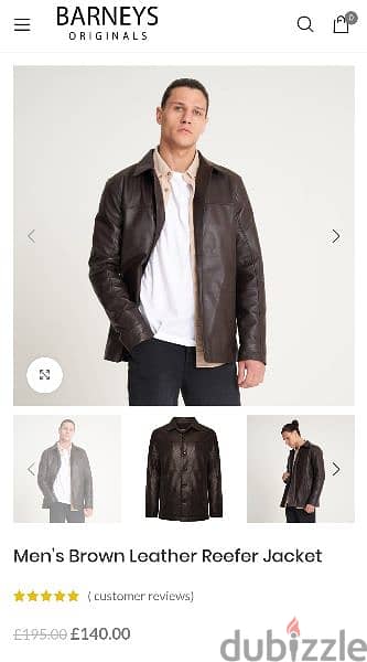 barneys original leather jacket جاكيت جلد طبيعى 6