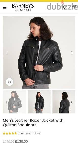 barneys original leather jacket جاكيت جلد طبيعى 7
