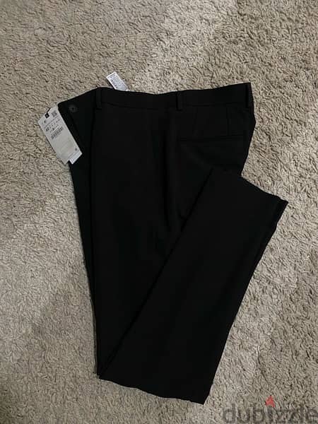 Zara  black suit trouser / بنطلون بدلة زارا اسود 1