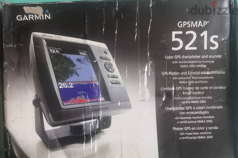 Garmin GPS/MAP 521S. GPS, Map, Fish Finder (3x1). جارمن  جى بي اس  ماب 4