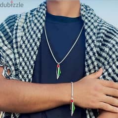 Offer 2 Chain and Bracelet Palestine عرض 2 سلسلة و أنسيال فلسطين 0