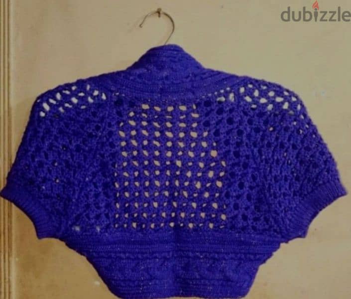 Glitterally Crochet Knitted Bolero Cardigan 3