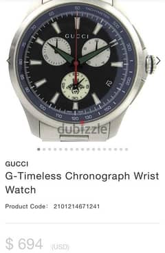 Gucci G-Timeless 126.2 for sale 0