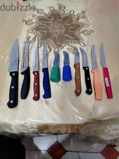 مجموعة سكاكين استلس مقاسات
