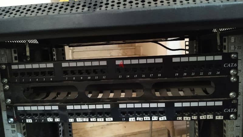 Rack hyperTech 22U 60*60*110 with 2patchPanal 24port primum ya 8