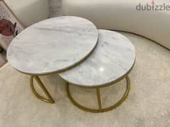 Marble/Steel Coffee Table 0