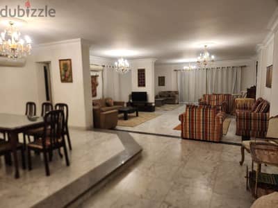 ايجار مفروش فاخر بالمقطم ٢٦٠ م قريبة من ش ٩  Fully furnished apartment
