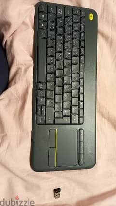 Logitech wirless keyboard with touch pad 0