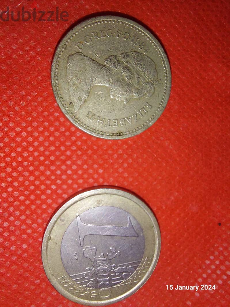 استرلينى 1984 و يورو 2002 البيع لاعلى سعر 1