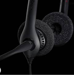 Jabra BIZ 1500 Duo QD Bi-Ear Headset Black - Headphones with Microphon 0