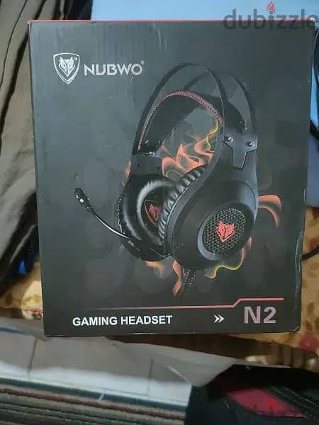 نبوو سماعات راس للالعاب بخاصية الغاء الضوضاء NUBWO N2 Gaming headset 0