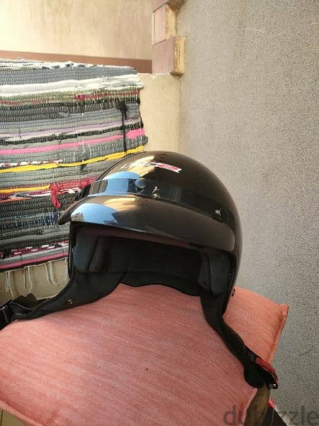 helmet  for sale LS2 half face black in rare condition 3