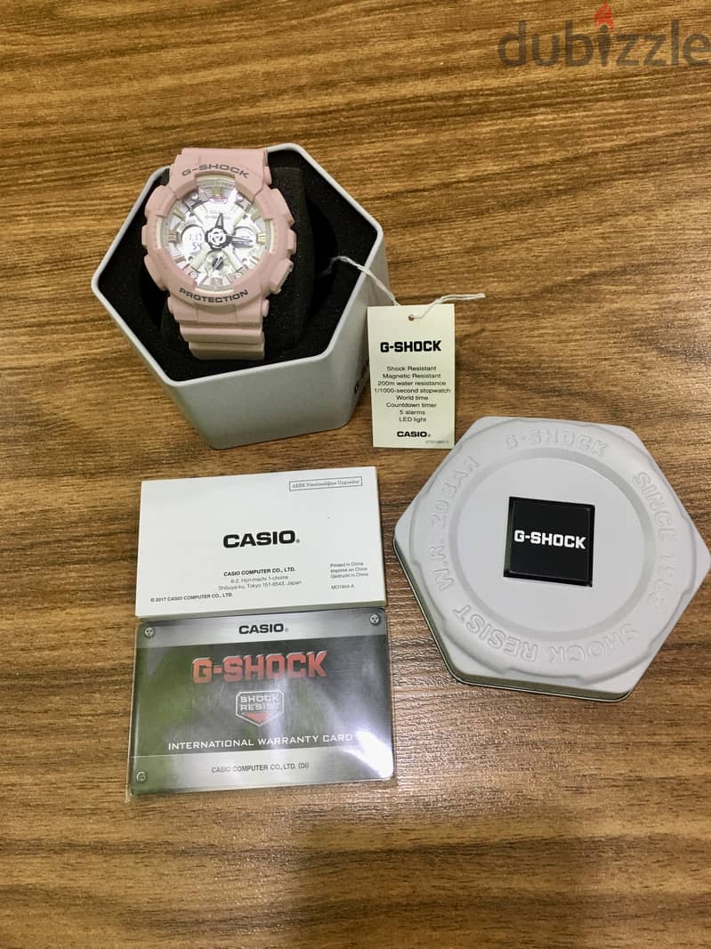 خصم 45 % كاسيو جي شوك يابانية أصلية 100% جديدة لم تستخدم Casio G-Shock 8