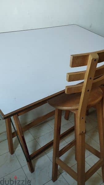 ترابيزة رسم هندسي مع كرسي عالي Drafting Table with a tall chair 0