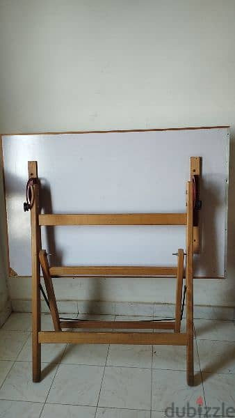 ترابيزة رسم هندسي مع كرسي عالي Drafting Table with a tall chair 2