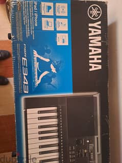 Yamaha keyboard PSR E343 0