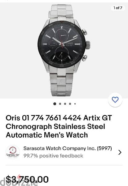 Oris Artix Automatic Chronograph New Watch 17