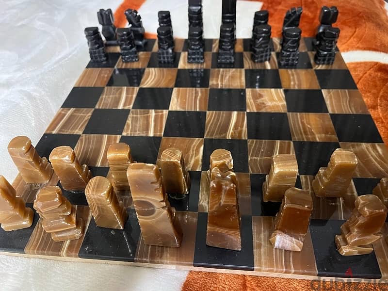 Marble Chess Antique شطرنج رخام انتيك نادر 1