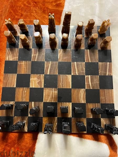 Marble Chess Antique شطرنج رخام انتيك نادر 3