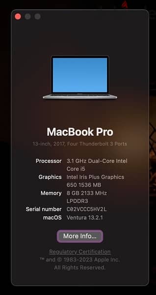 macbook pro with Touch Bar 2017 1