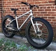 عجلة ٢٦" للكبار شاسيه ألومنيوم كاوتش عريض(٤ بوصة) Fat Tire Mountn Bike 0