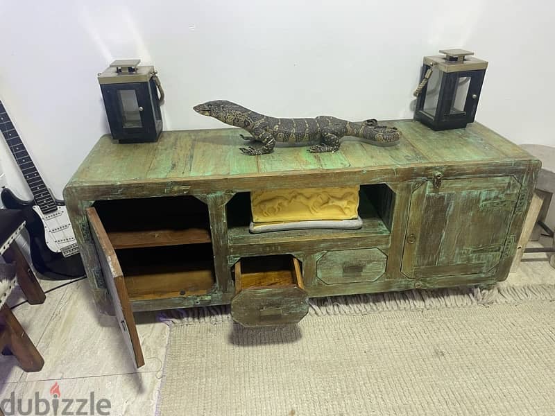 vintage tv cabinet with more storage spaces 12